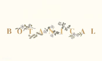 Botanical text | Free stock vector - 559496