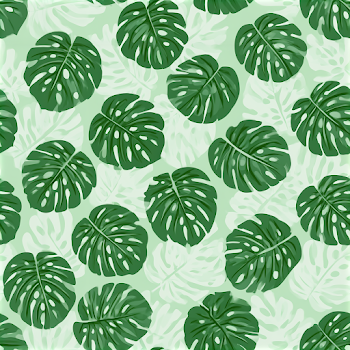 Botanical Tropical Leaf Pattern
