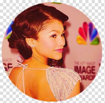 Botones Zendaya Coleman, woman beside white CNBC banner transparent background PNG clipart