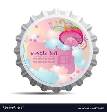 Bottle cap vector image