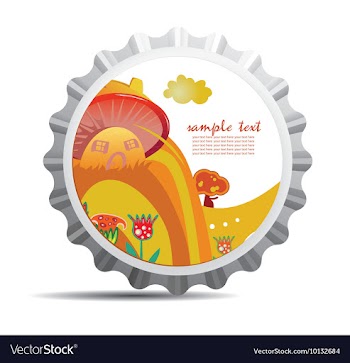 Bottle cap vector image