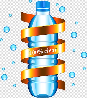 Bottle Cartoon, ribbons and bottles transparent background PNG clipart