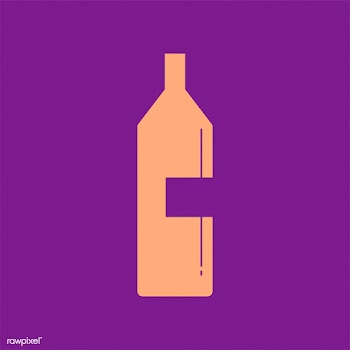 Bottle of wine icon illustration | Free stock vector - 444996