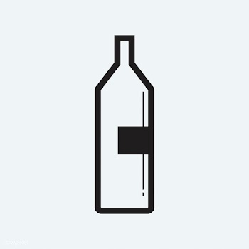 Bottle of wine icon illustration | Free stock vector - 445001