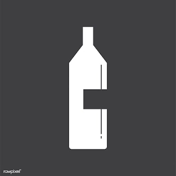 Bottle of wine icon illustration | Free stock vector - 445066