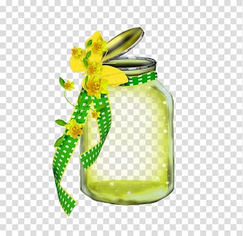 Bottle, The flowers on the bottle transparent background PNG clipart