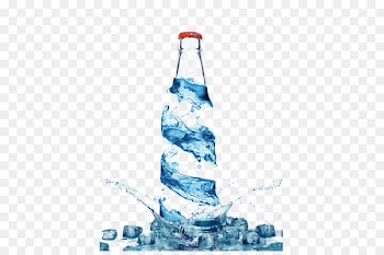 Bottled water Purified water Drinking water - Creative three-dimensional water,bottle 