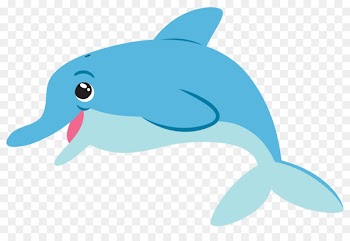 Bottlenose dolphin Clip art - Dolphin Swimming Cliparts 