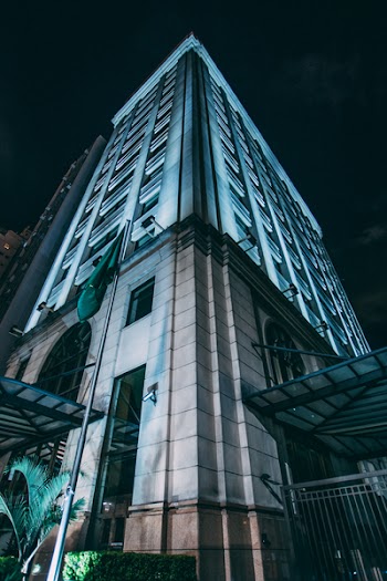 Bottom View of Concrete Building