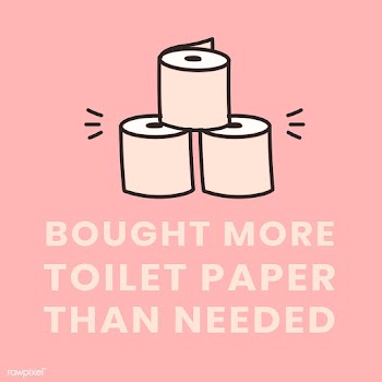 Bought more toilet paper than needed, self quarantine activity design .. | Free  vector - 2315284