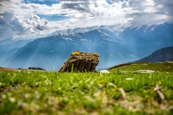Boulder Behind Mountain