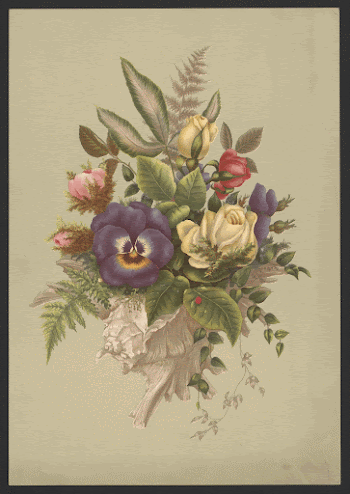 Bouquet no. 86 (1879) by L. | Free Photo - rawpixel