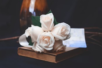 Bouquet of Peach Roses