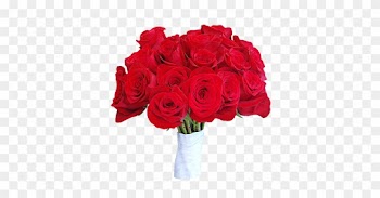 Bouquet Of Red Roses For Wedding - Red Wedding Bouquet Png