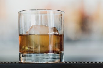 Bourbon Cocktail On The Rocks