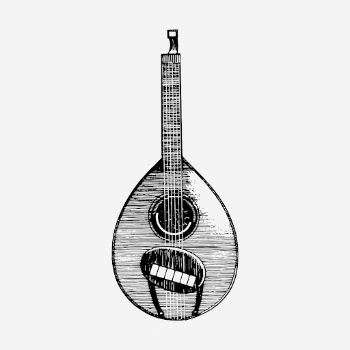 Bouzouki drawing, musical instrument illustration. | Free Photo - rawpixel
