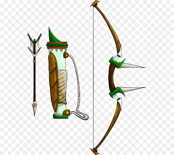 Bow and arrow Archery - Hand drawn bow and arrow 
