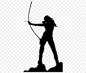 Bow and arrow Archery Shooting Bowhunting - Archery silhouette 