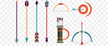 Bow and arrow Archery - Vector bow and arrow 