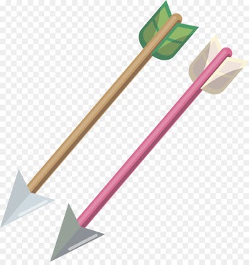 Bow and arrow Bow and arrow - Arrow png Vector material 