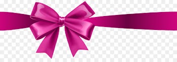 Bow and arrow Pink ribbon Clip art - Purple Satin Cliparts 