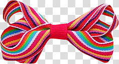 Bow s, multicolored ribbon transparent background PNG clipart