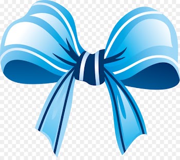 Bow tie Blue Ribbon Clip art - Little fresh blue bow tie 