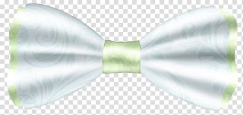 Bow tie Green Angle, White and green bow transparent background PNG clipart