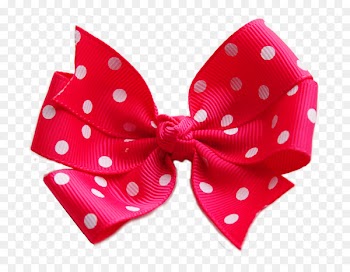 Bow tie Polka dot Necktie Collar Ribbon - pink Polka Dots 