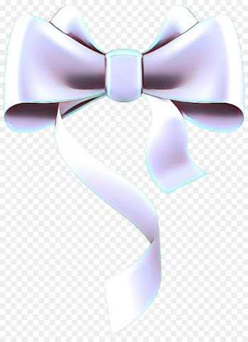 Bow Tie, Ribbon, Purple, White PNG