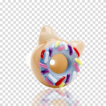 Bowl Glass Donuts Bong Smoking pipe, glass transparent background PNG clipart