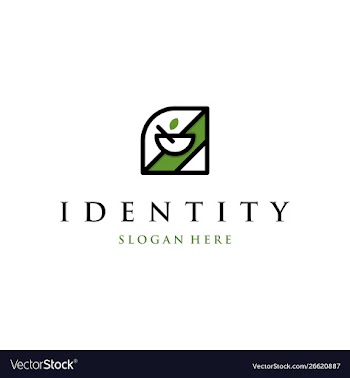 Bowl medical logo design vector image