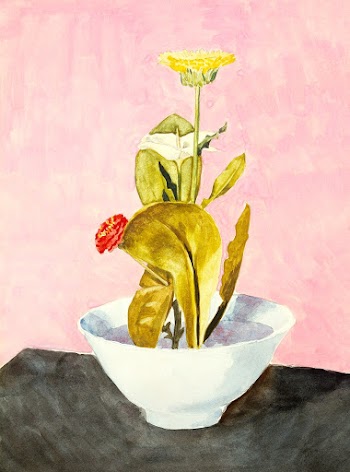 Bowl of Flowers (1918) in high resolution by Morton L. Schamberg. Original from The Smithsonian. Digitally enhanced by rawpixel.