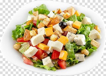 Bowl of vegetable salad illustration, Greek salad Caesar salad Israeli salad Spinach salad Fattoush, Egg Salad transparent background PNG clipart