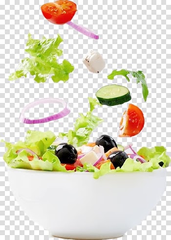 Bowl of vegetables, Vegetarian cuisine Vegetable Greek salad Tomato, vegetable salad transparent background PNG clipart