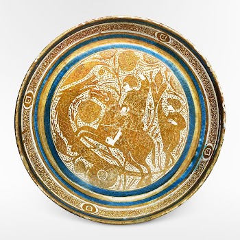 Bowl with a Horseman Spearing | Free Photo - rawpixel
