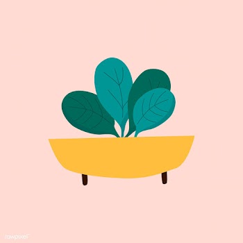 Bowl with organic greens healthy food vector | Free stock vector - 516585