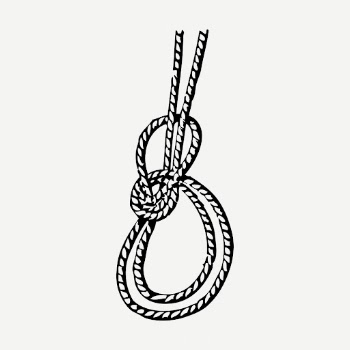 Bowline on bight  drawing | Free PSD - rawpixel