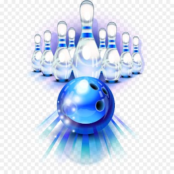 Bowling ball Bowling pin Download - Blue glare Bowling 