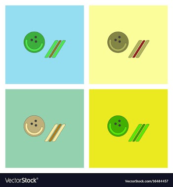 Bowling ball icon stock collection vector image