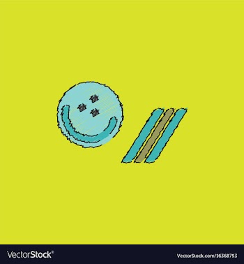 Bowling ball icon stock in hatching style vector image