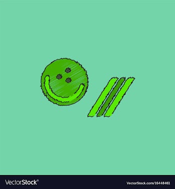 Bowling ball icon stock in hatching style vector image