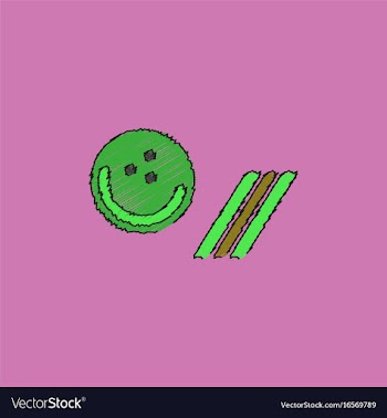 Bowling ball icon stock in hatching style vector image