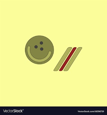 Bowling ball icon stock vector image