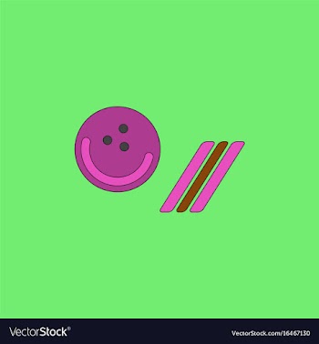 Bowling ball icon stock vector image