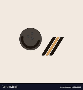 Bowling ball icon stock vector image