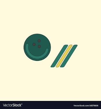 Bowling ball icon stock vector image