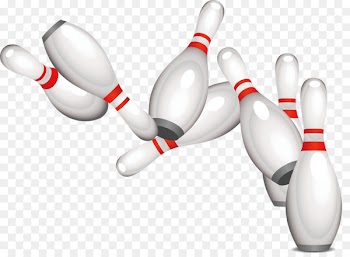 Bowling ball Strike Bowling pin - Bowling vector 