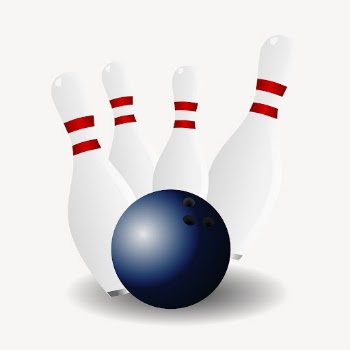Bowling hobby clipart, illustration vector. | Free Vector - rawpixel