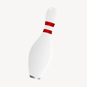 Bowling pin sticker, entertainment illustration | Free PSD - rawpixel